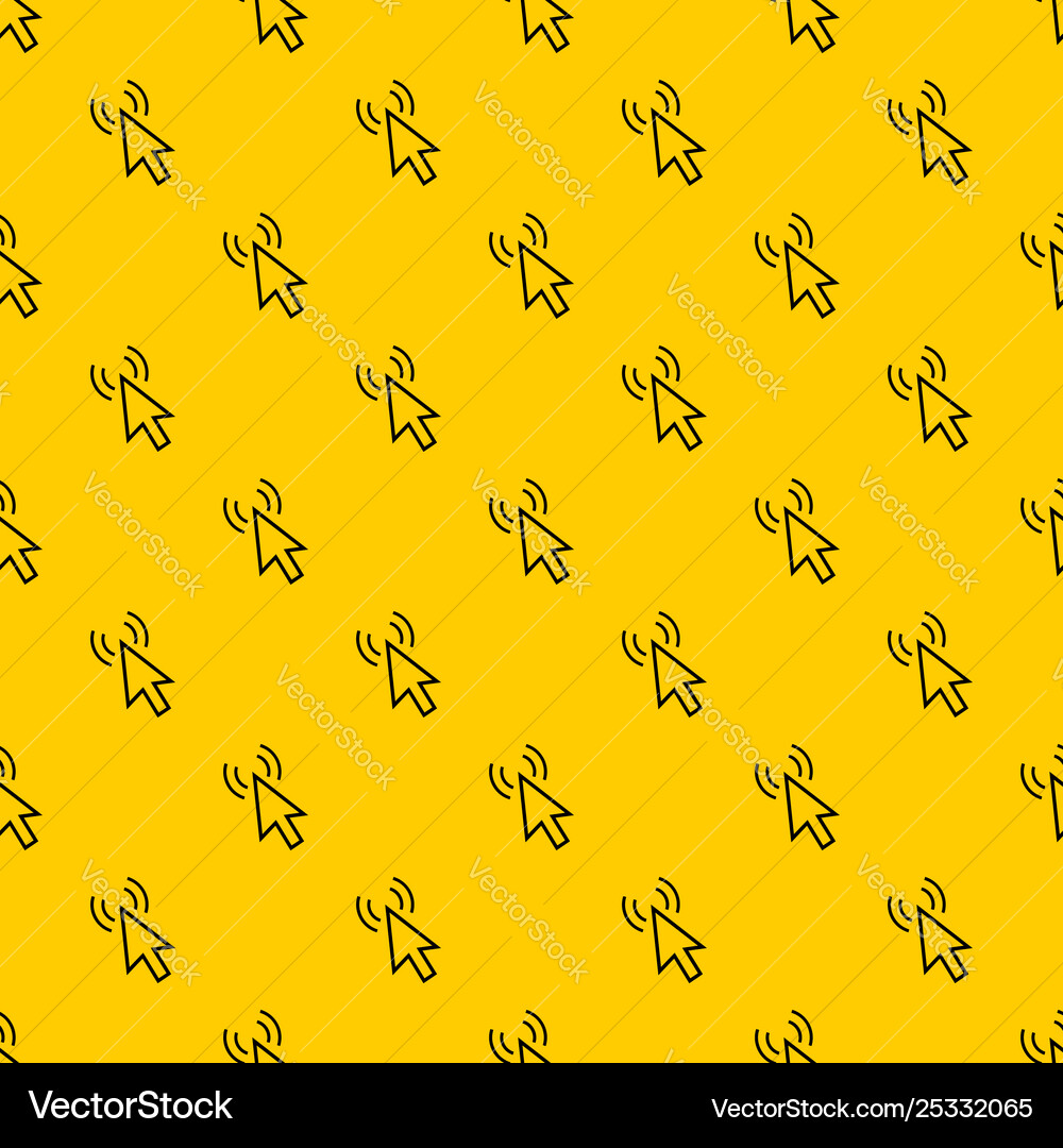 Click pattern Click pattern vector image
