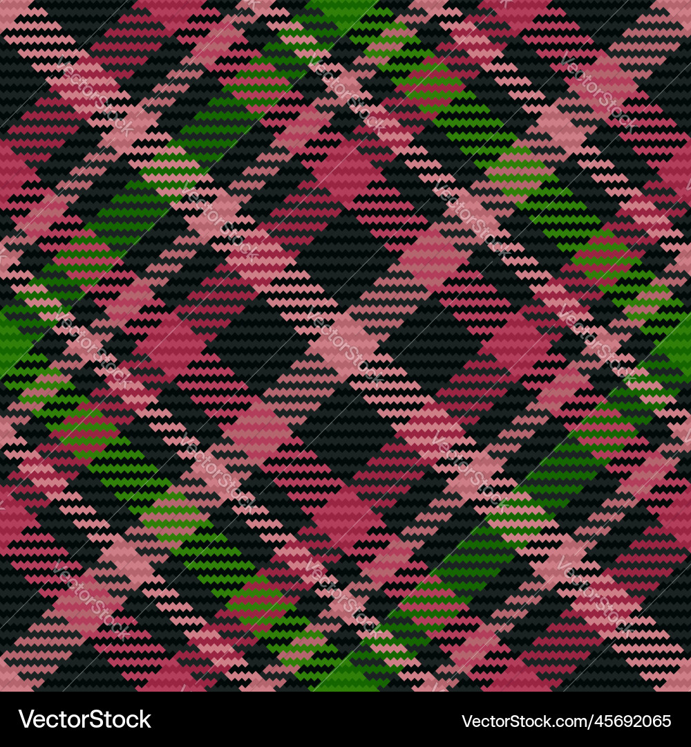 Fabric background tartan textile pattern check Vector Image