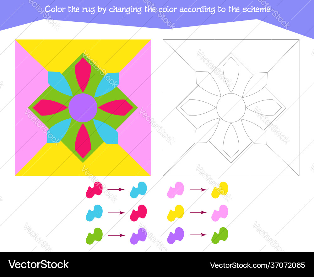 Game for development logical thinking Vector Image