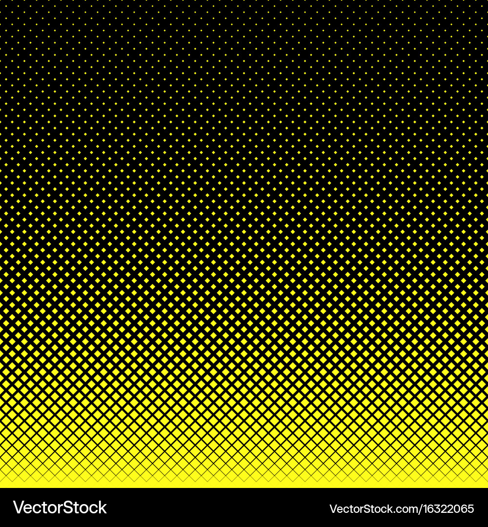 Geometrical halftone square pattern background vector image