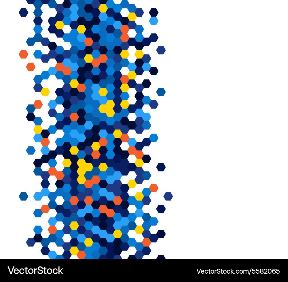 Honeycomb pattern vector image
