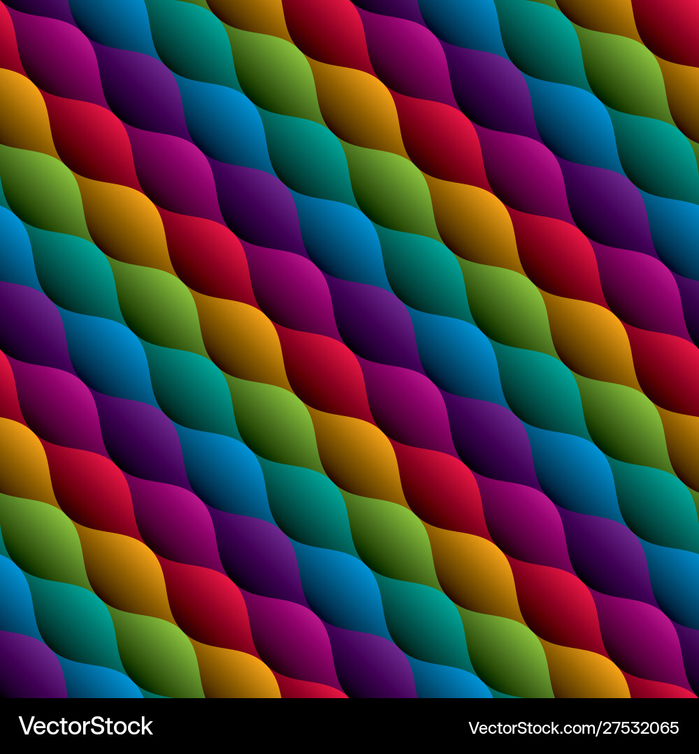 Wavy colorful seamless pattern Wavy colorful seamless pattern vector image