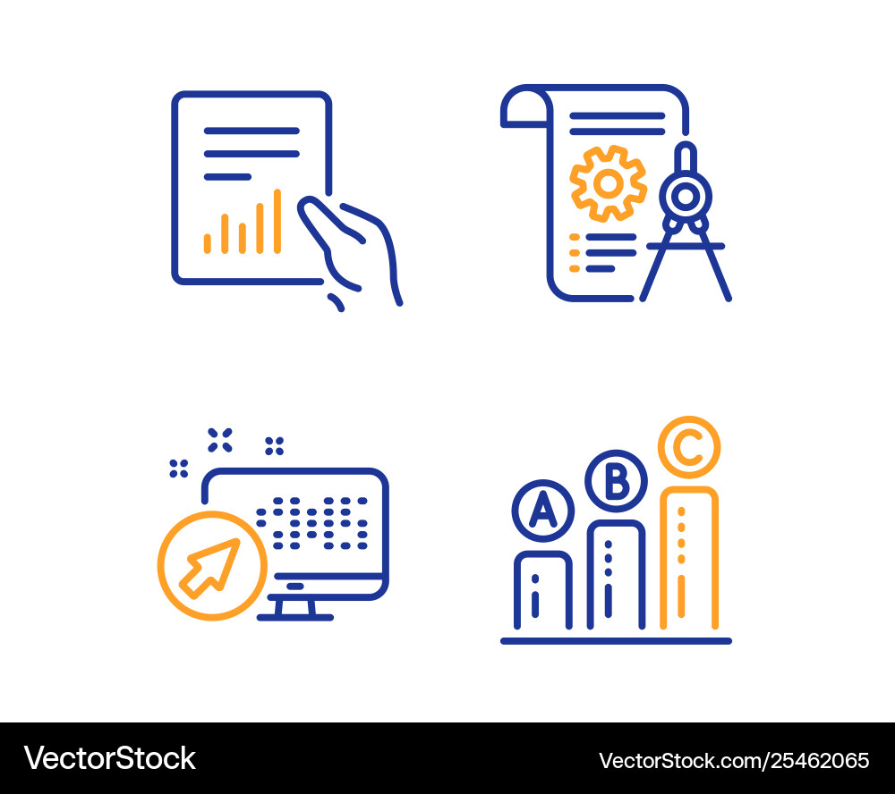 Web system document and divider icons Web system document and divider icons vector image