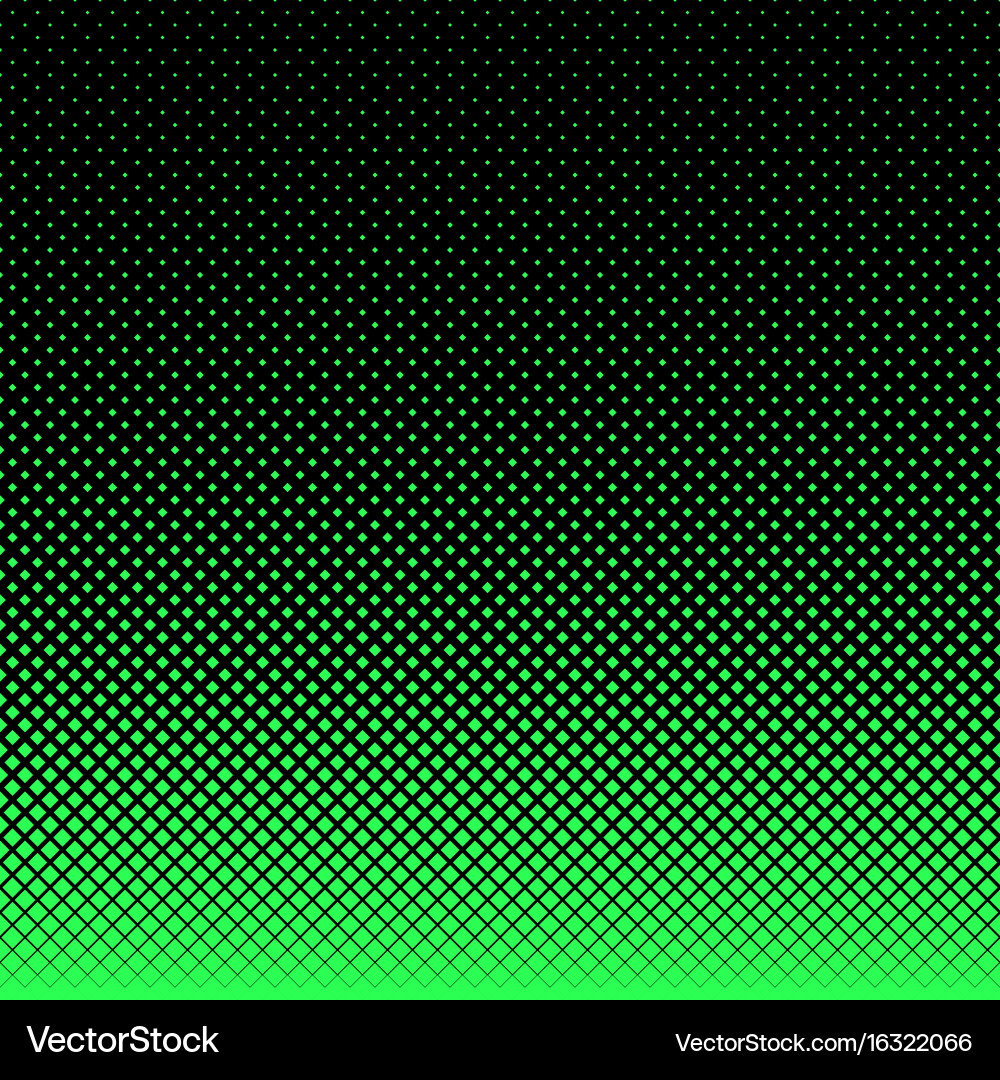 Geometrical halftone square pattern background vector image