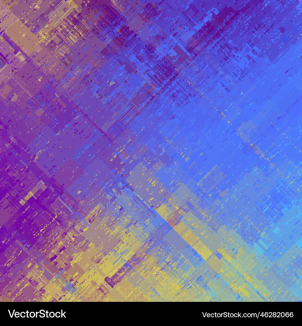 Glitch Datamoshing Background vector image
