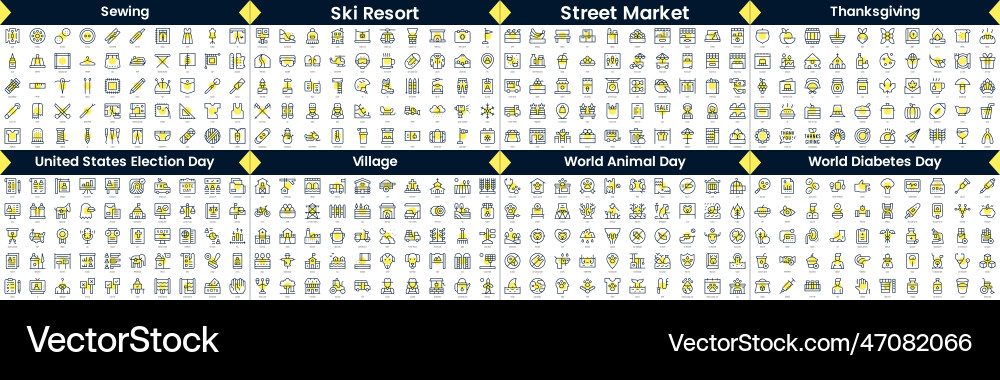 Linear style icons pack in this bundle include Linear style icons pack in this bundle include vector image