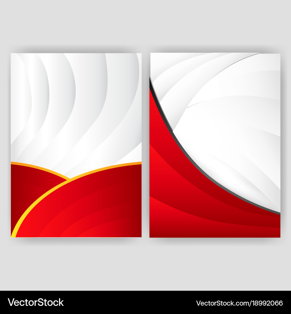 Minimal curve wave set background with shadow Vector Image