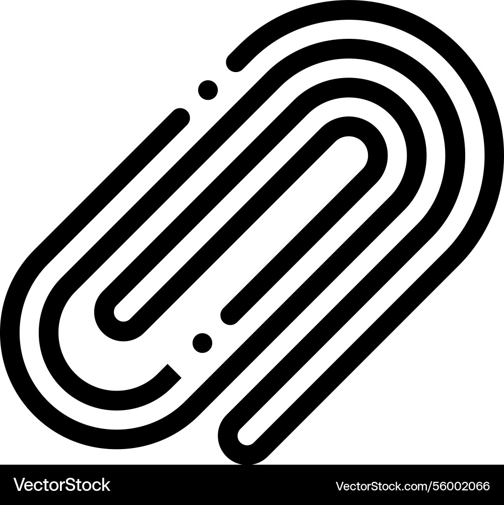 Papers icon thin linear style design isolated Papers icon thin linear style design isolated vector image