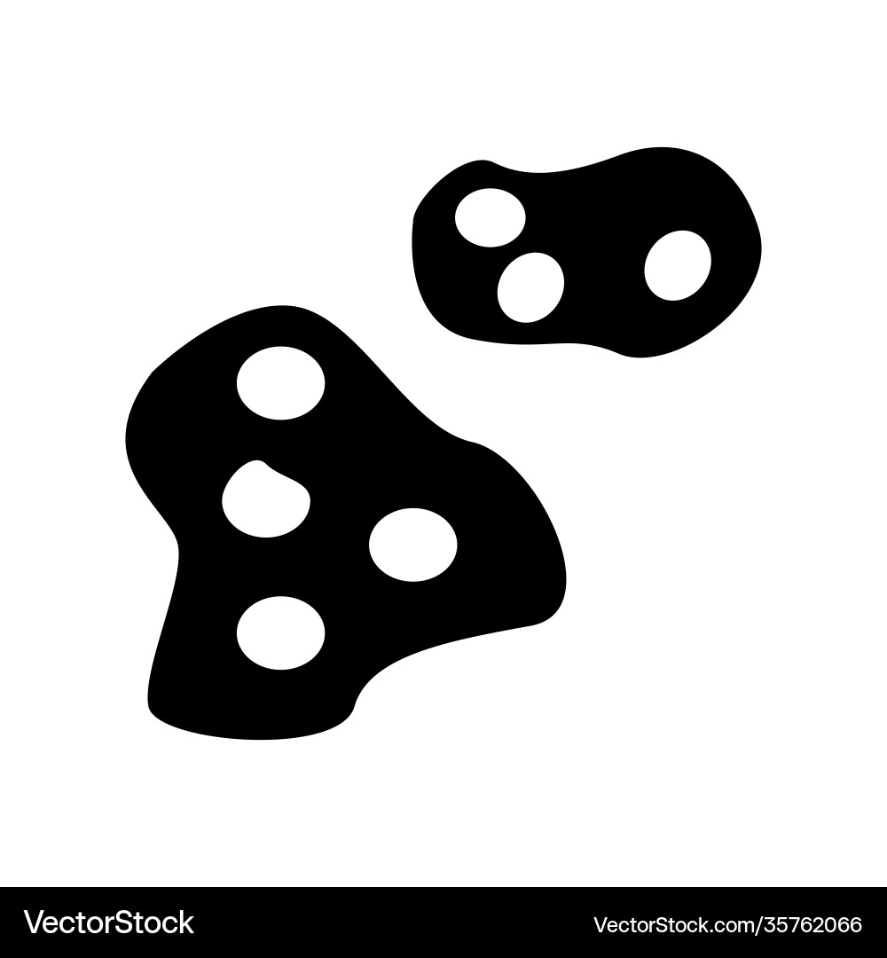 Space asteroid icon template eps10 file Vector Image
