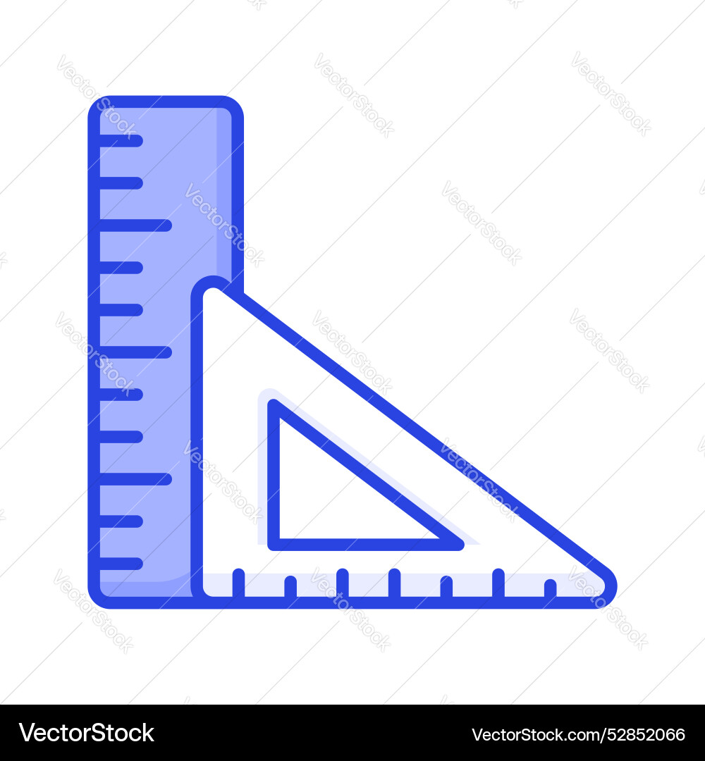 Tool for measurement or calculating length Vector Image