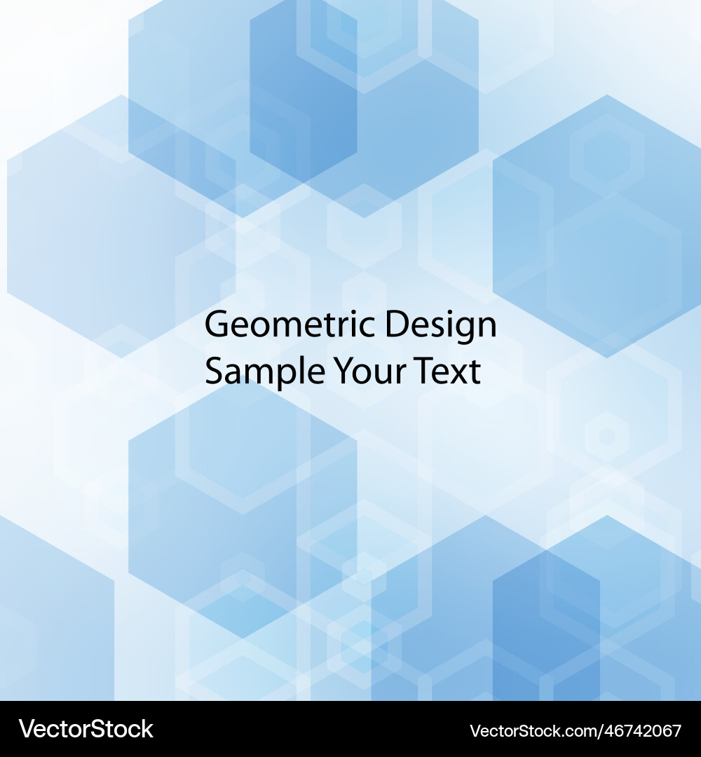 Abstract hexagonal background template design Abstract hexagonal background template design Vector Image
