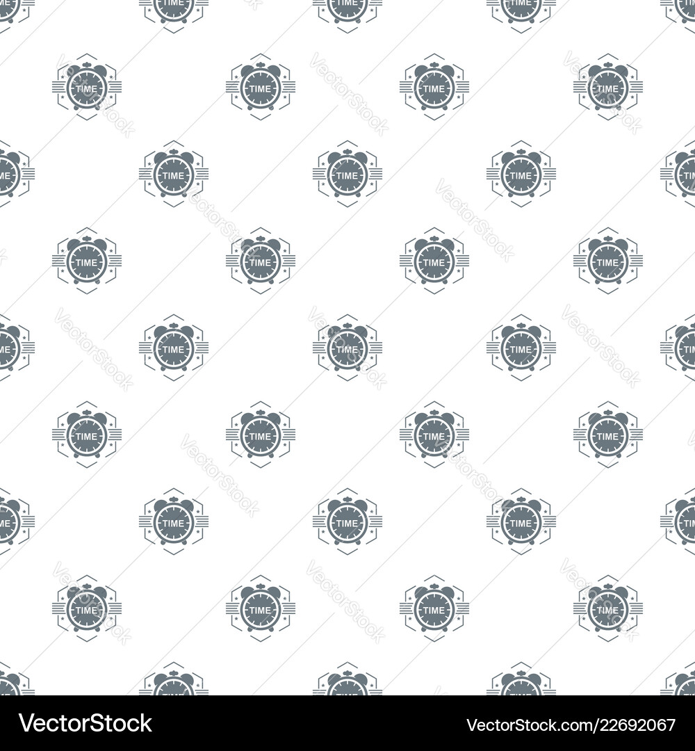 Alarm clock pattern seamless Alarm clock pattern seamless vector image