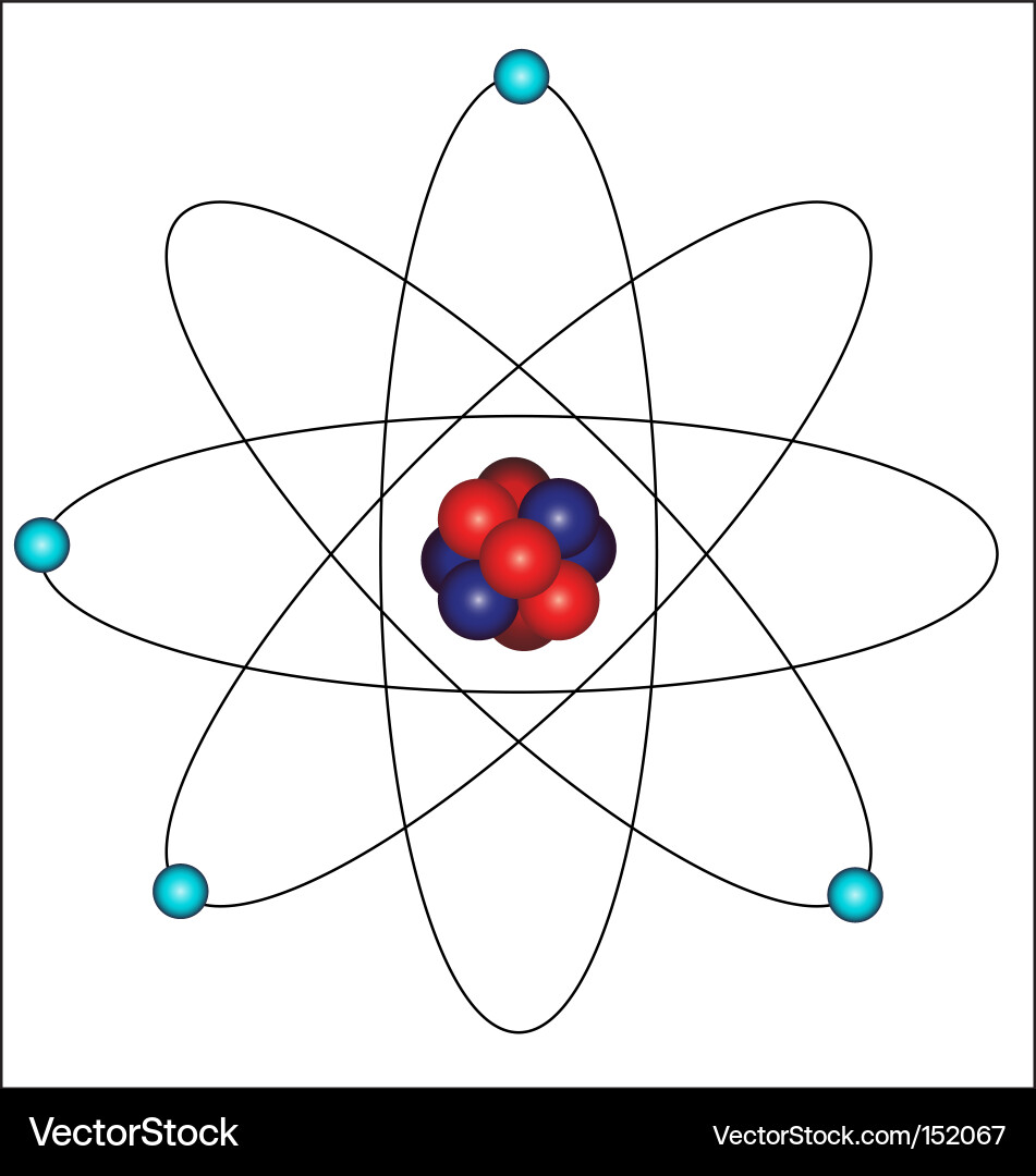 Atomic Model Vector Image