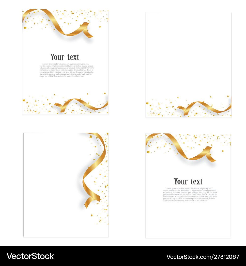 Christmas and new year posters winter holiday Christmas and new year posters winter holiday vector image