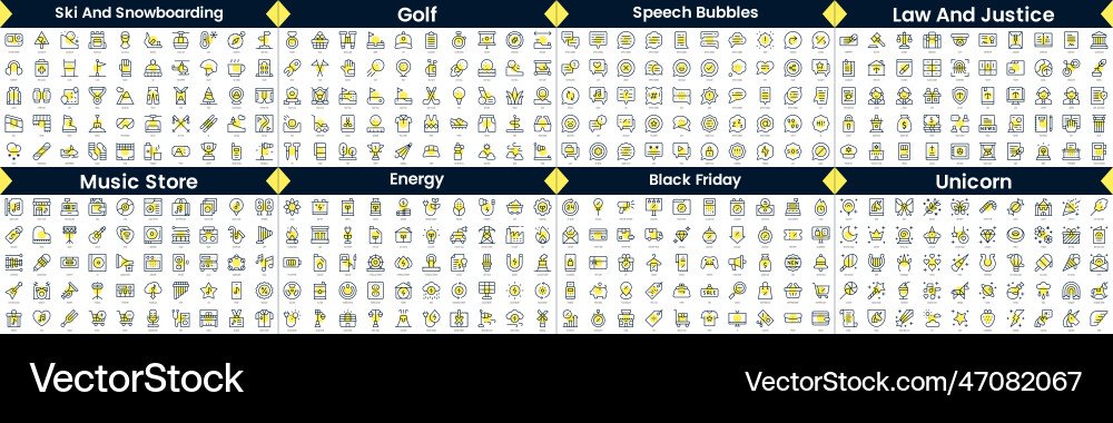 Linear style icons pack in this bundle include Linear style icons pack in this bundle include vector image