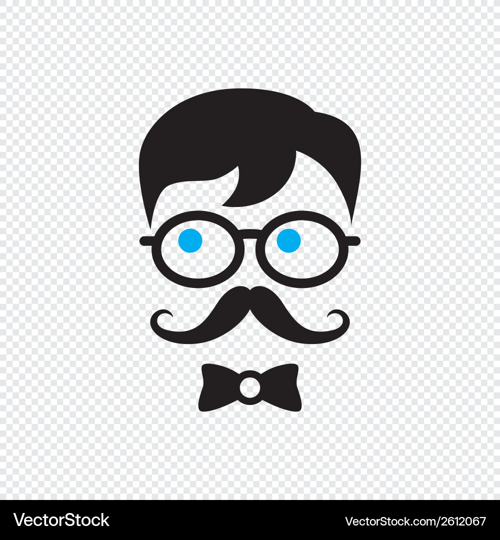 Nerd vector image