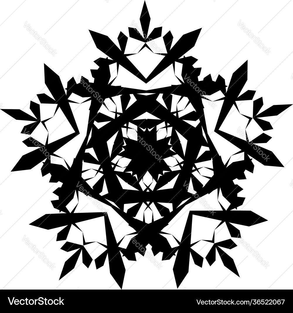 Snowflake icon Snowflake icon vector image