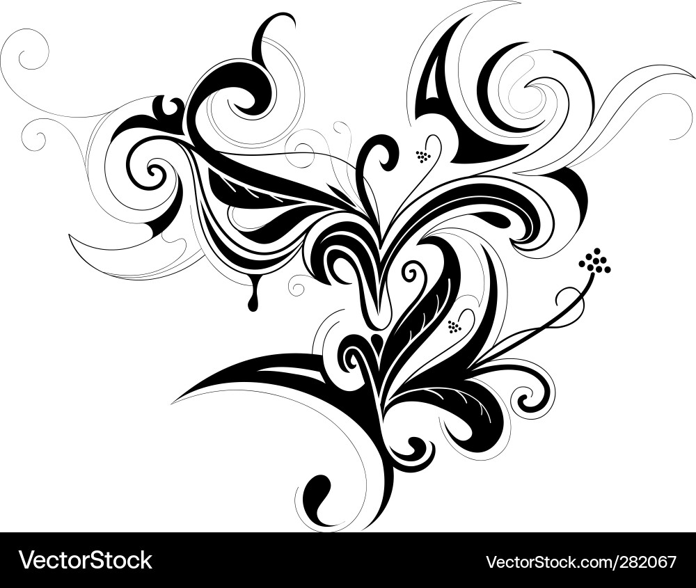 Swirl Pattern Background Vector Image