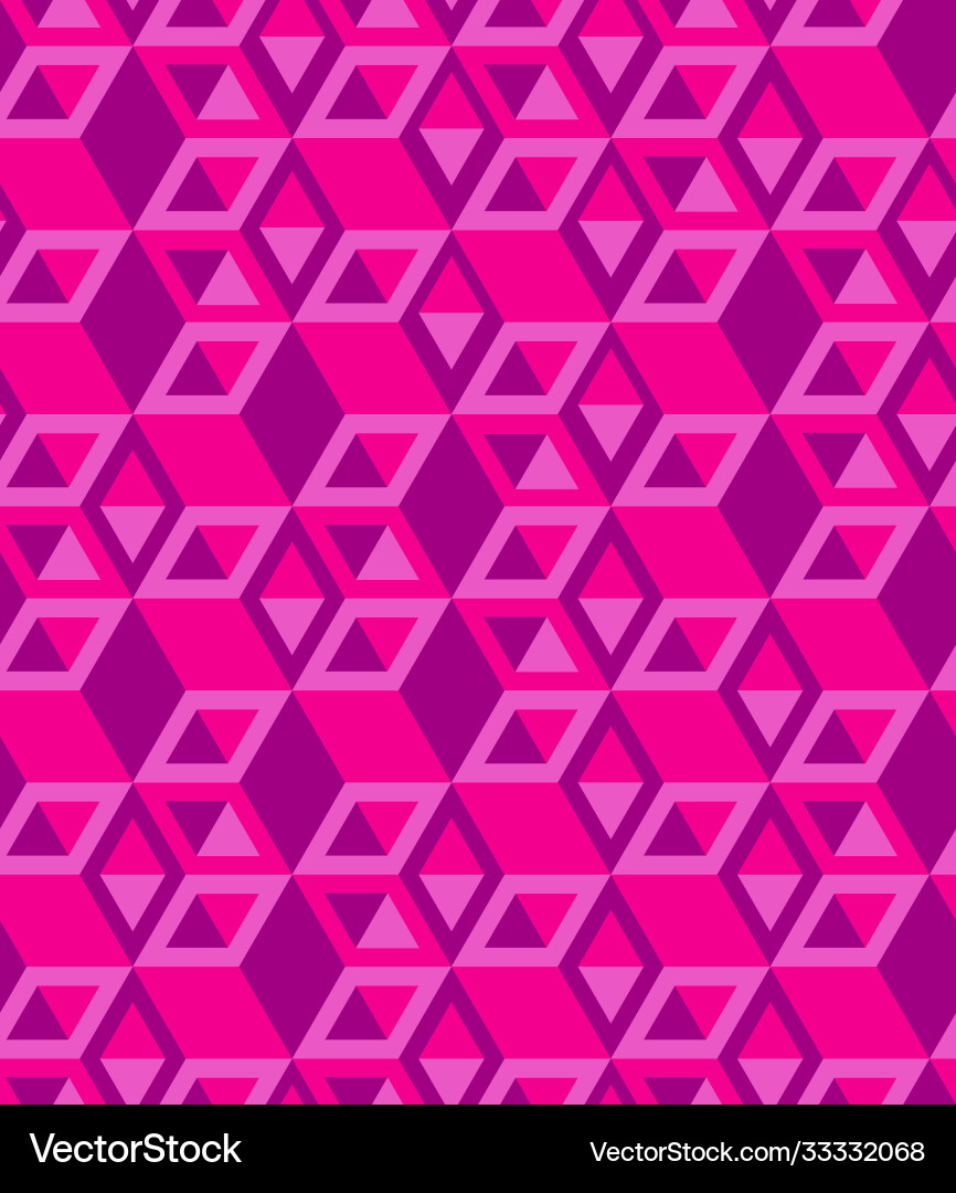 Abstract 3D Cube Pattern vector image