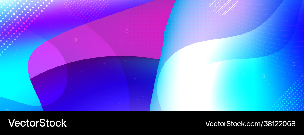 Abstract dynamic colorful gradient background vector image