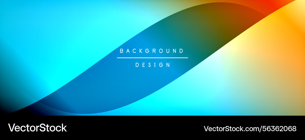Abstract gradient background blue orange hues Vector Image