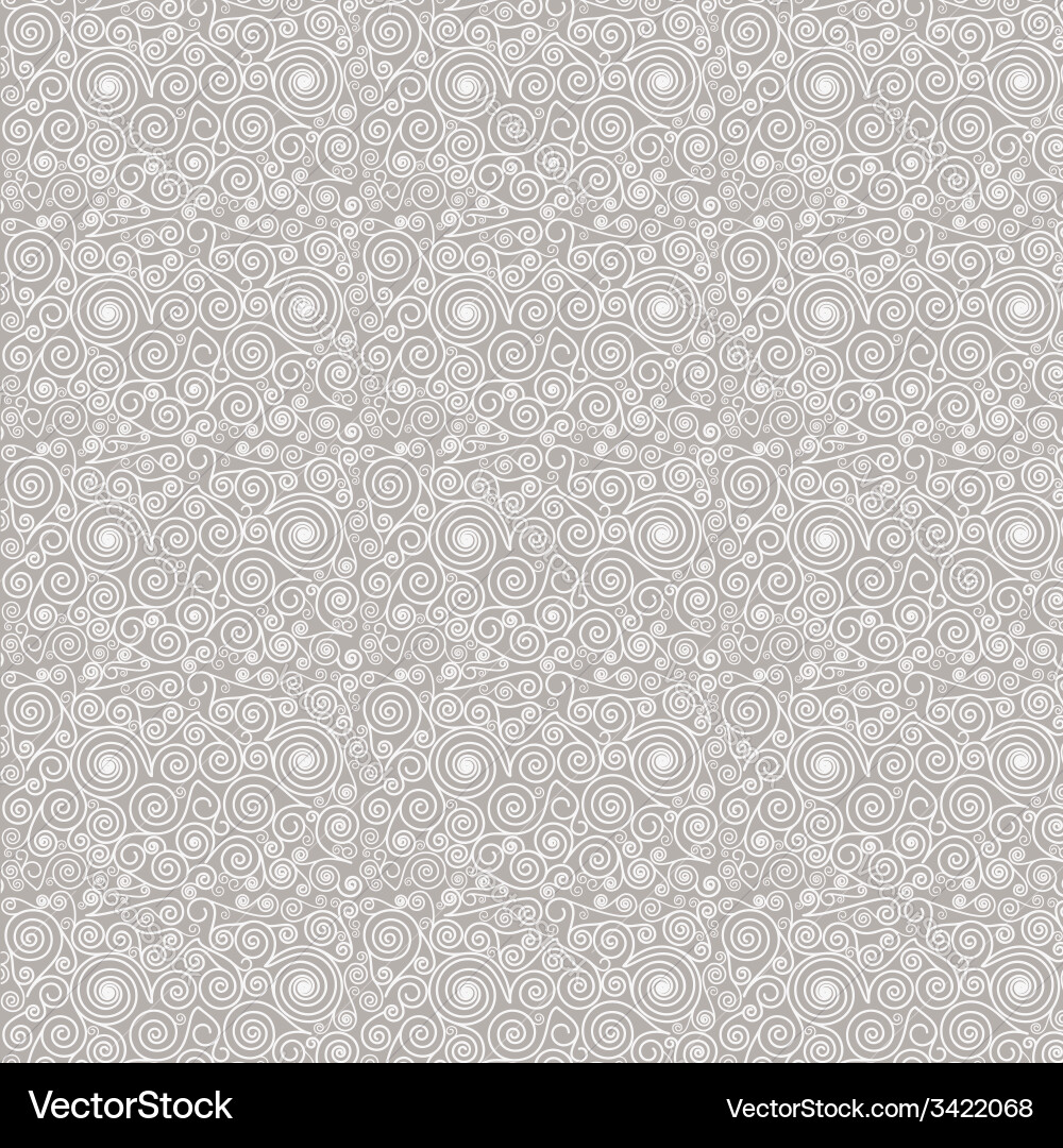 Abstract seamless pattern with swirls Vector Image