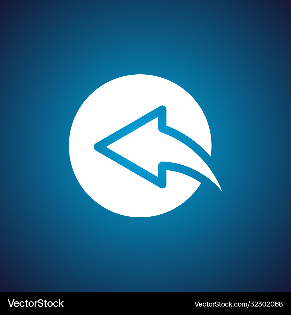 Arrow icon for navigation and interface Arrow icon for navigation and interface vector image