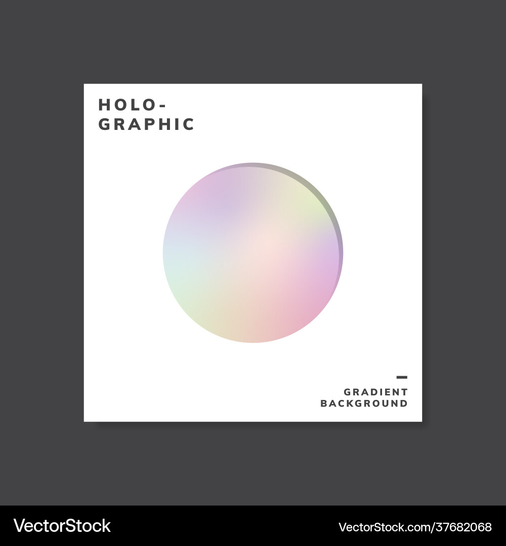 Bunte holographische Gradienten Hintergrunddesign Bunte holographische Gradienten Hintergrunddesign vektorbild