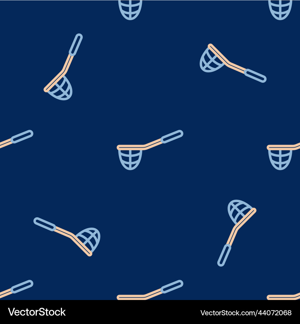 Line fishing net icon isolated seamless pattern Line fishing net icon isolated seamless pattern vector image
