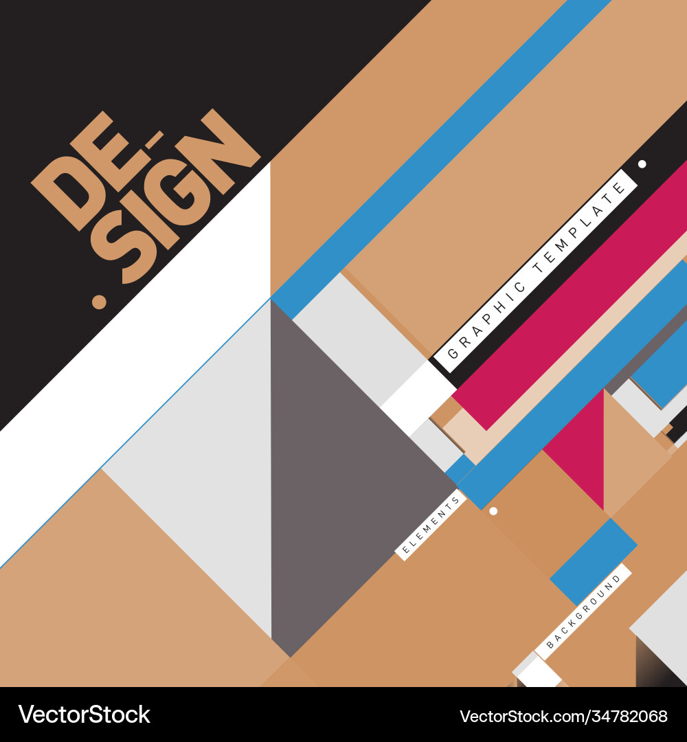 Modern colorful background material design Modern colorful background material design vector image