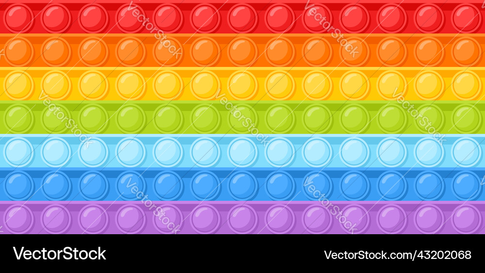 Pop it game seamless pattern Pop it game seamless pattern vector image