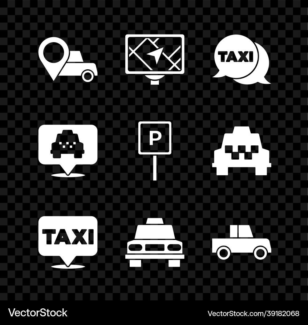 Set location with taxi gps device map call Set location with taxi gps device map call Vector Image