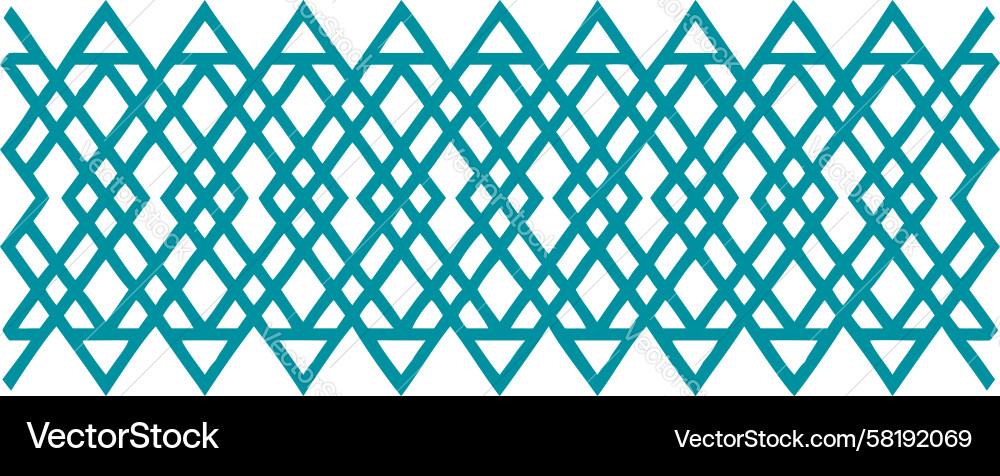 Intricate Diamond Grid Pattern Vector Image