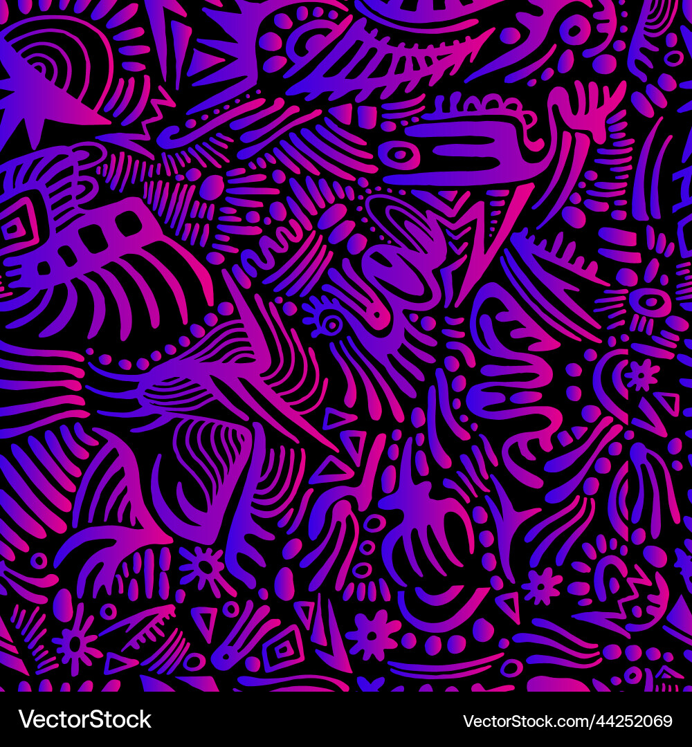 Psychedelic Abstract Pattern vector image