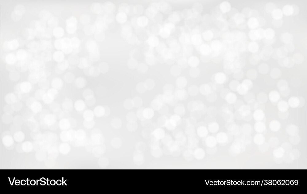 Silver background abstract bokeh Silver background abstract bokeh vector image