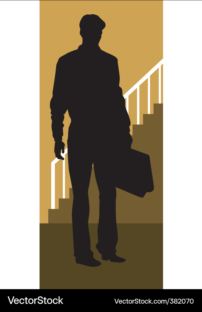 Business Silhouette Vector Image