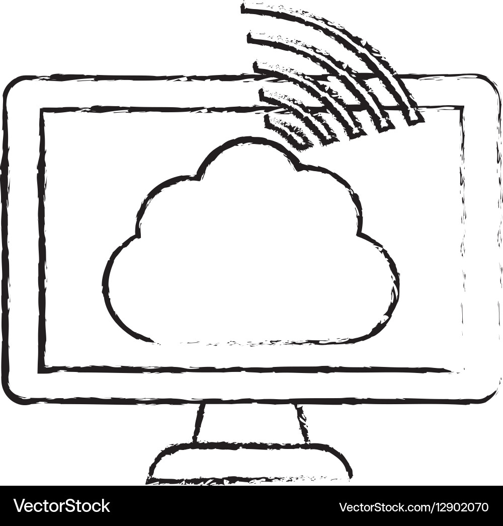 Database hosting and tuning connecting image Vector Image