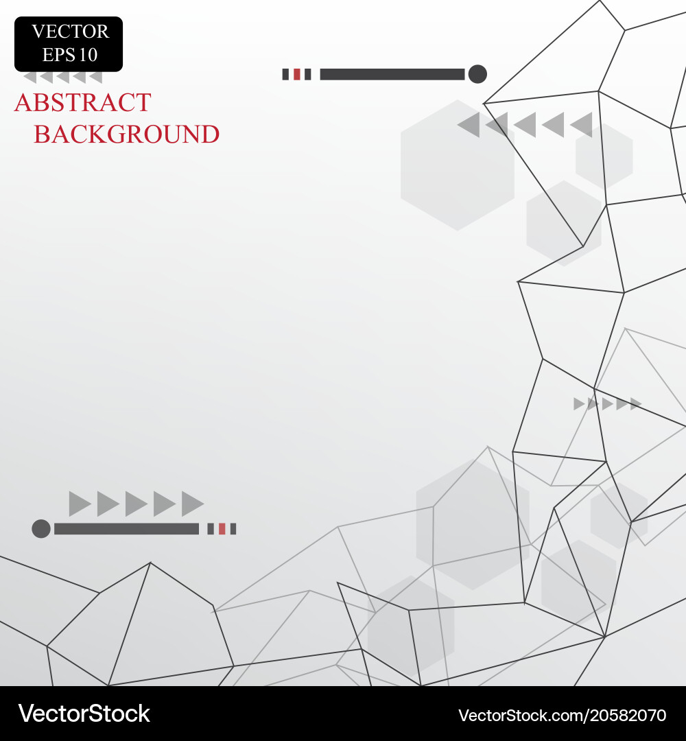 Polygon abstract line pattern background Vector Image