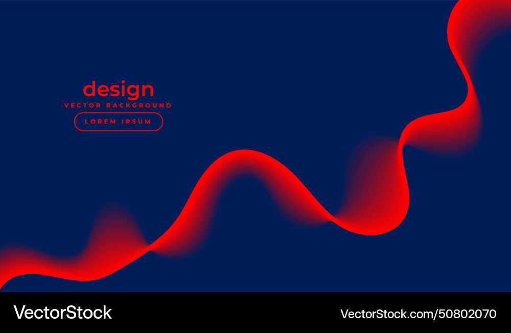 Wavy style abstract smooth lines background vector image