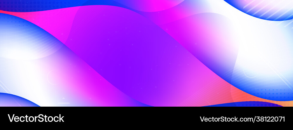 Abstract dynamic colorful gradient background vector image