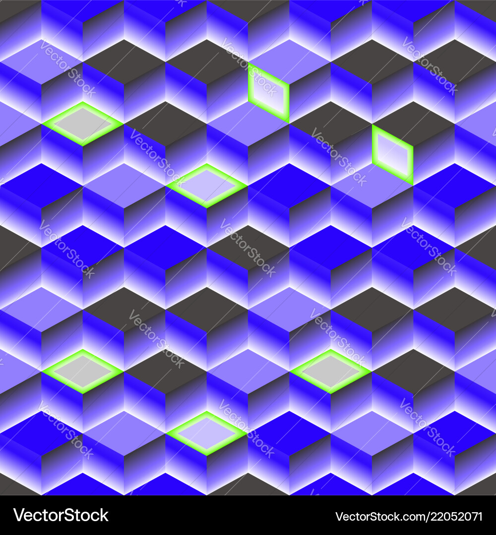 Blue abstract texture background 3d cube Blue abstract texture background 3d cube vector image