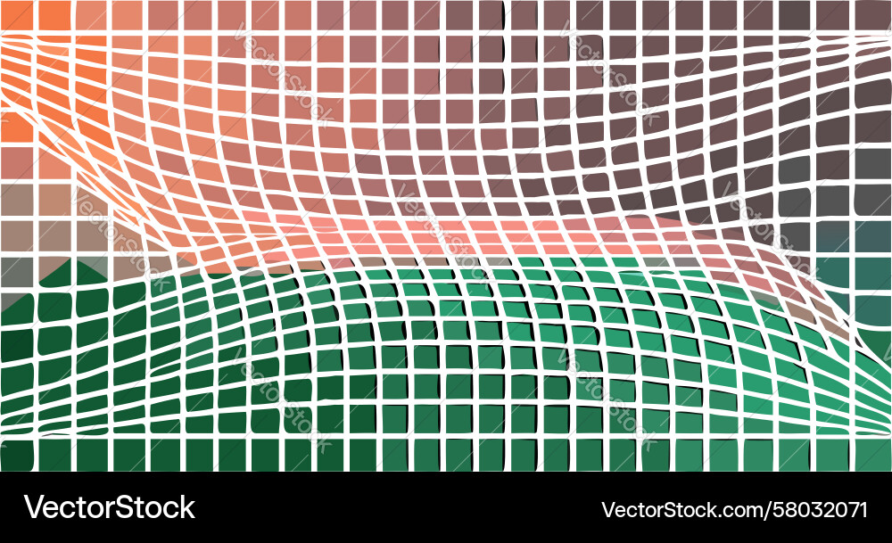 Dynamic Grid Flow Pattern Vector Image