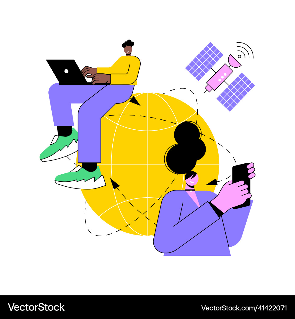 Global web connection abstract concept Global web connection abstract concept vector image