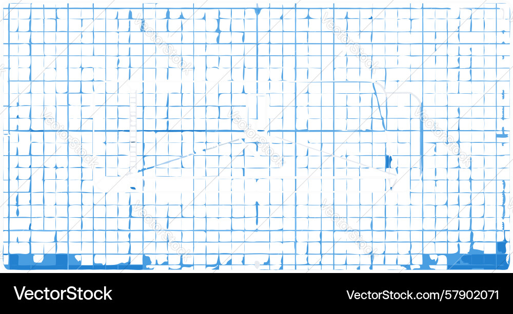 Grid-patterned blueprint technical background Vector Image