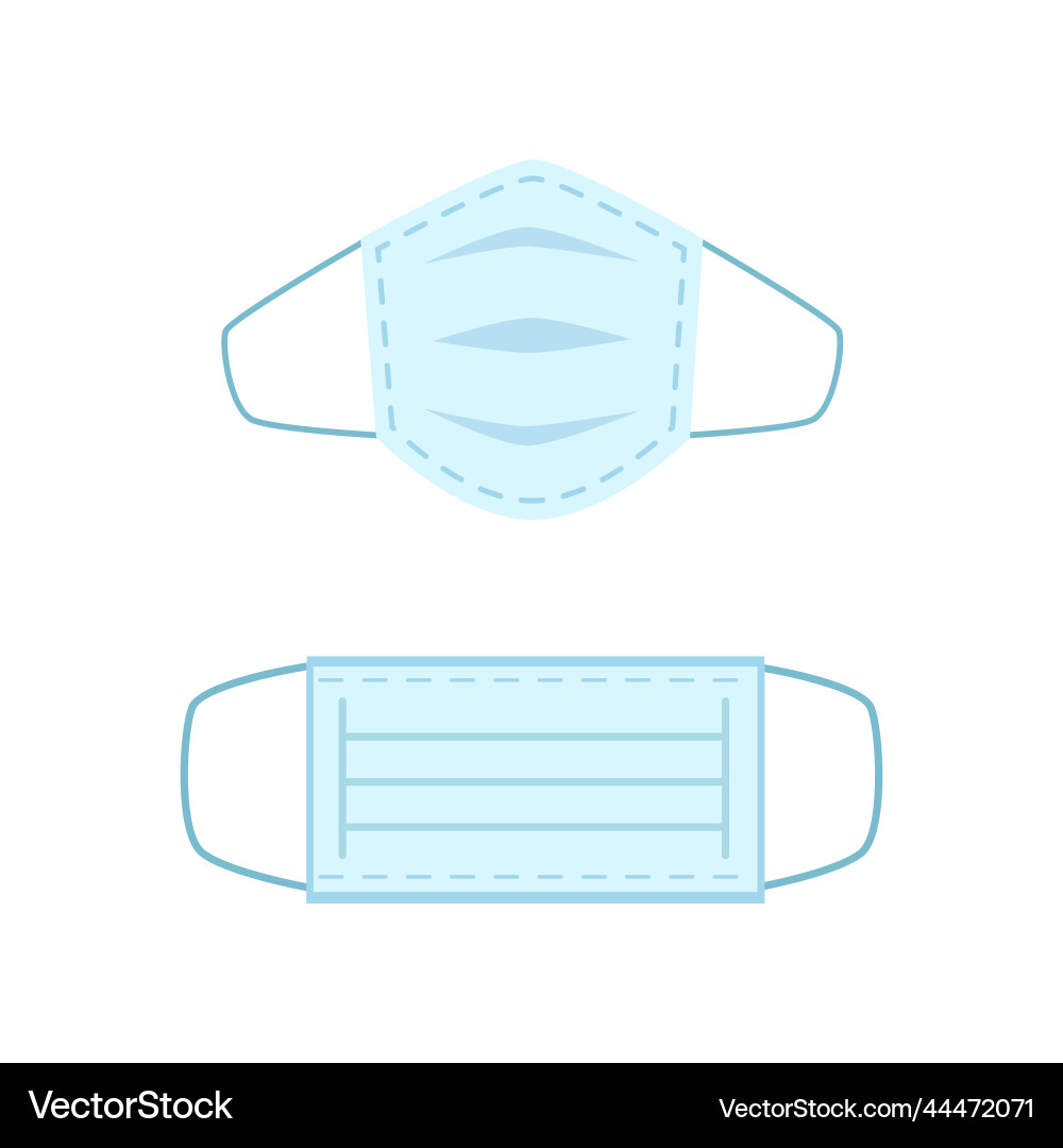 Medical mask hygiene and health care Medical mask hygiene and health care vector image