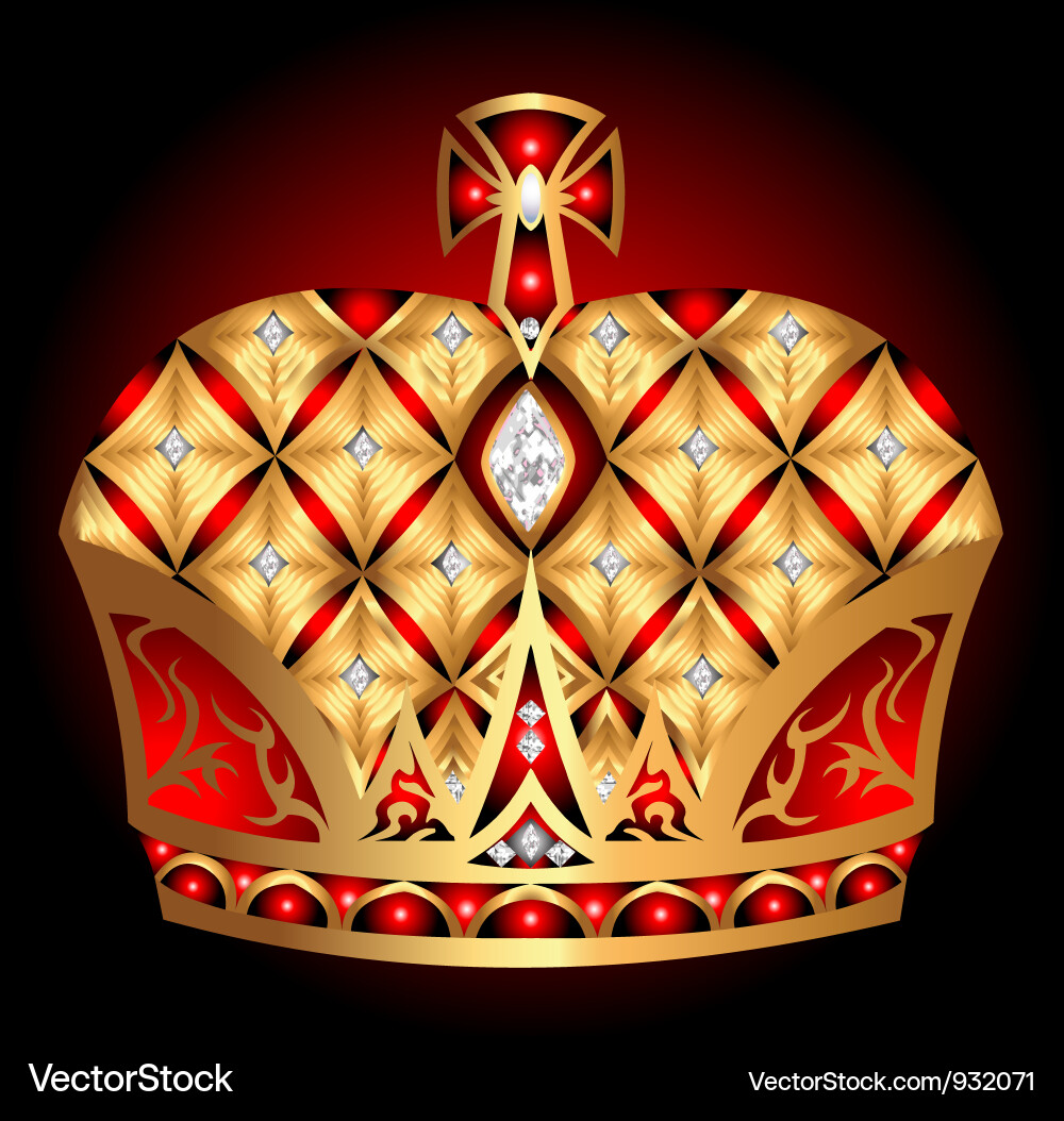 Royal crown Royalty Free Vector Image - VectorStock