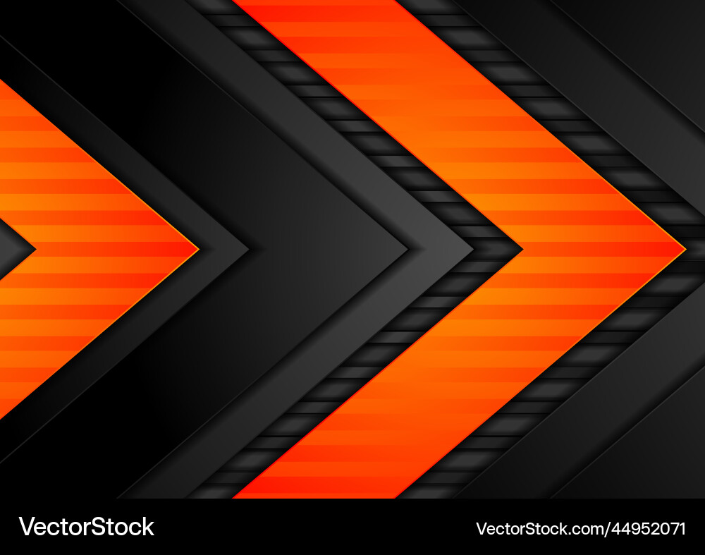 Tech Arrows Abstract Background vector image