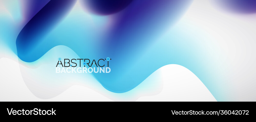Fluid color gradient abstract background trendy Vector Image