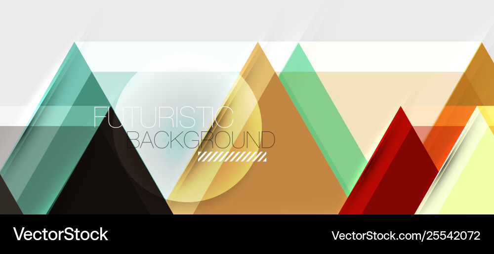 Geometric triangle and hexagon abstract background Geometric triangle and hexagon abstract background Vector Image