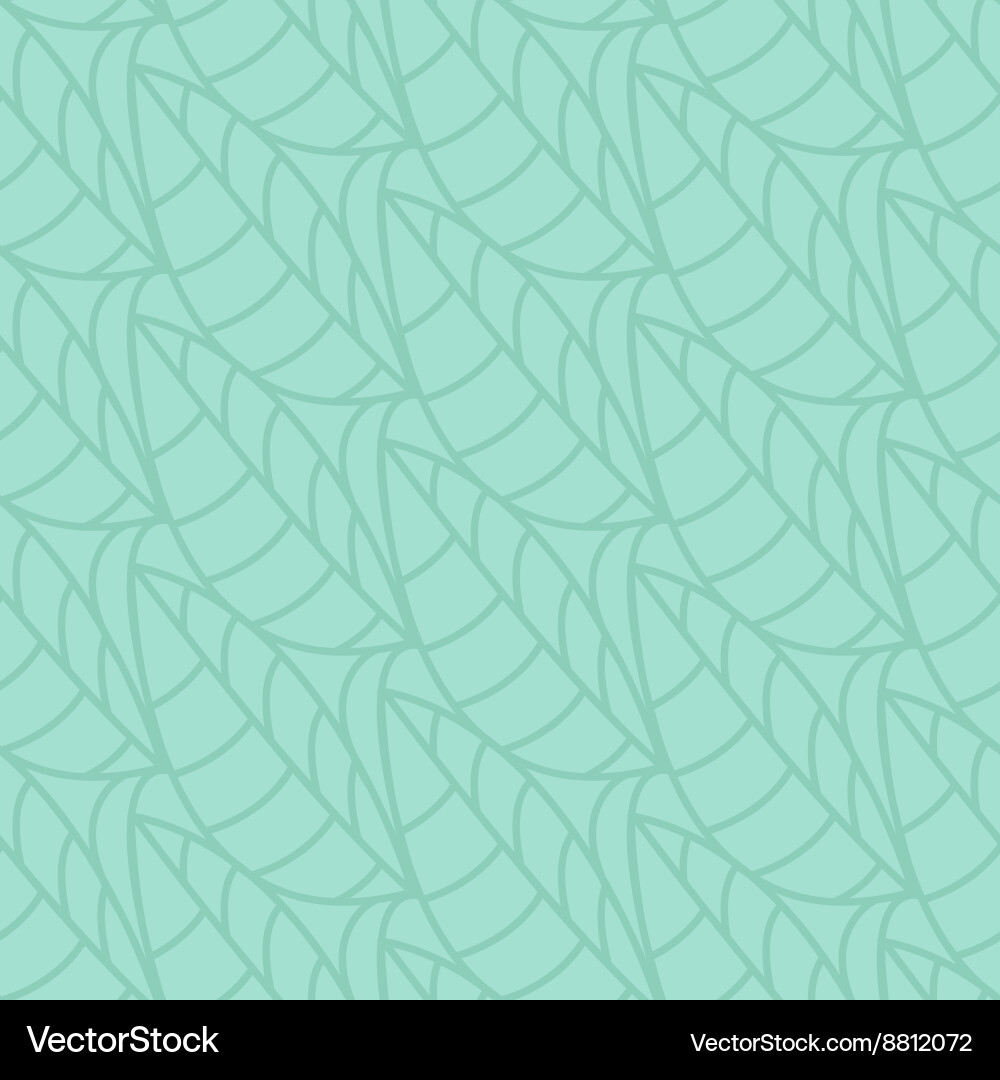Leafy Seamless Pattern vector image